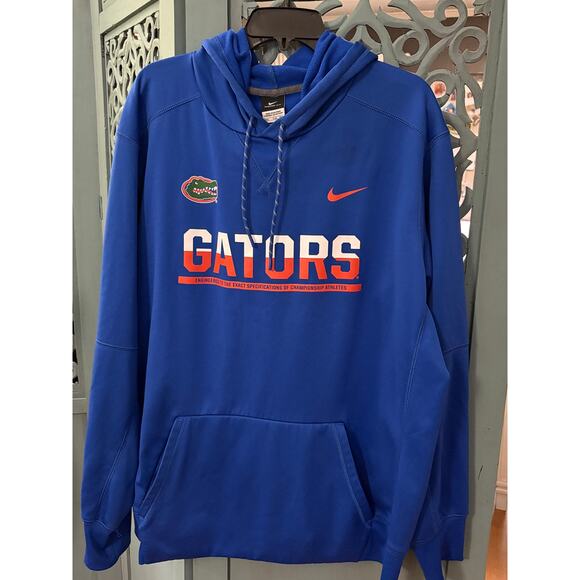 New Florida Gators-University of Florida Blue Hoodie-Nike Therma-Fit Mens Sz XXL - Picture 2 of 7